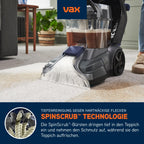 SpinScrub Power Plus Polsterreiniger Teppichreiniger mit Fleckenentfernung XL Tank schnelltrocknend kraftvoll