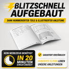 Fußballtor für Kinder rostfrei und wetterfest für den Garten in 3 Größen stabil und langlebig