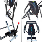 ECO Inversionstisch klappbar verstellbarer Schwerkrafttrainer Rücken 180 Grad Inversion Stahlrahmen bis 150 kg