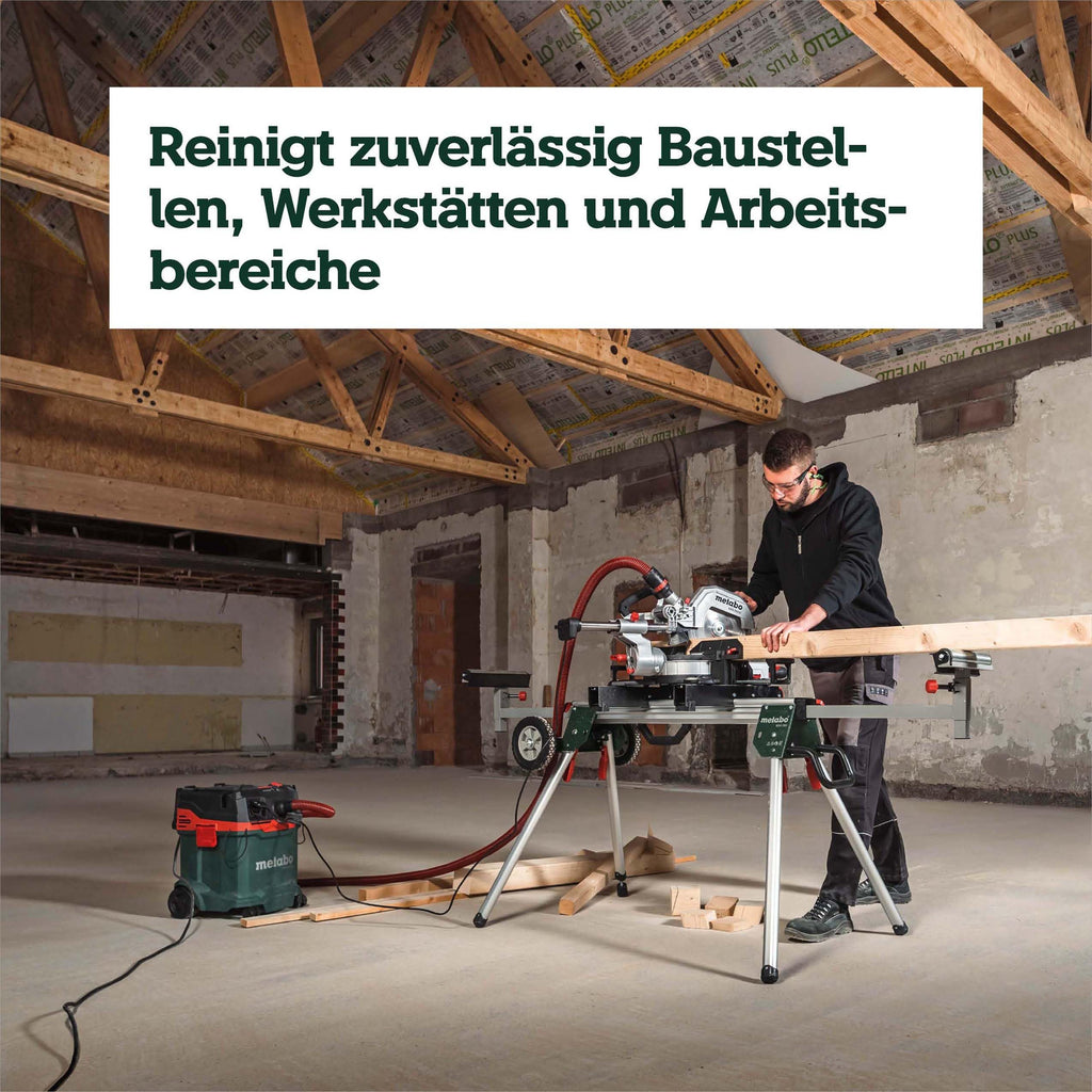 ASA 30 H PC Allessauger Nass und Trockensauger Staubklasse H 1200 W 30 L PressClean Bau und Werkstattsauger
