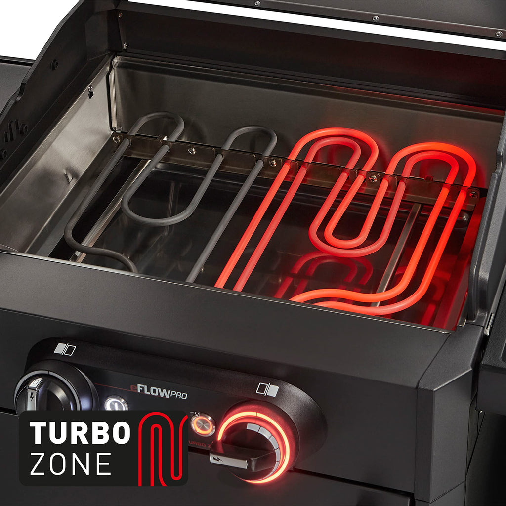 Elektrogrill eFLOW Pro 2 Turbo Shadow Gussrost Switch Grid Turbo Zone Simple Clean Aluguss Grillwagen 97126