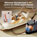 Y100Pet Polsterreiniger 22 kPa Teppichreiniger Waschsauger geräuscharm Schlauch Flecken Sofa Teppich