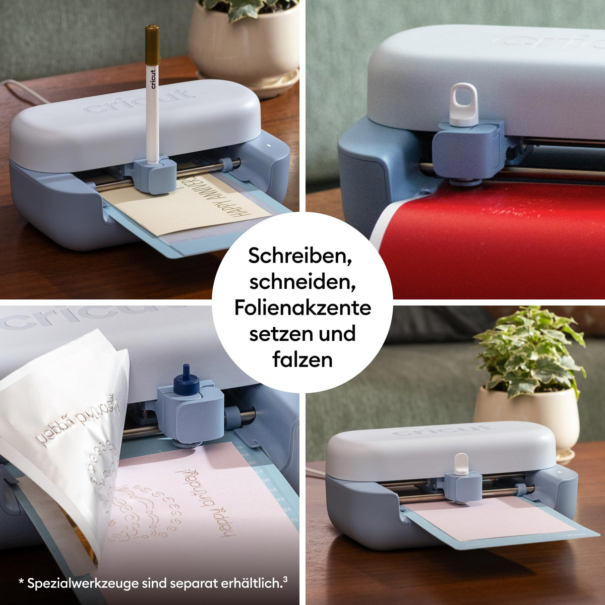 Joy 2 Essential Bundle digitale Inhalte intelligente kompakte Schneidemaschine für Karten Aufkleber Etiketten