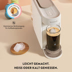 Vertuo Up Kaffeekapselmaschine 5 Tassengrößen 3 Sek Aufheizzeit One Touch Zubereitung 1,4L Wassertank ENV200.W