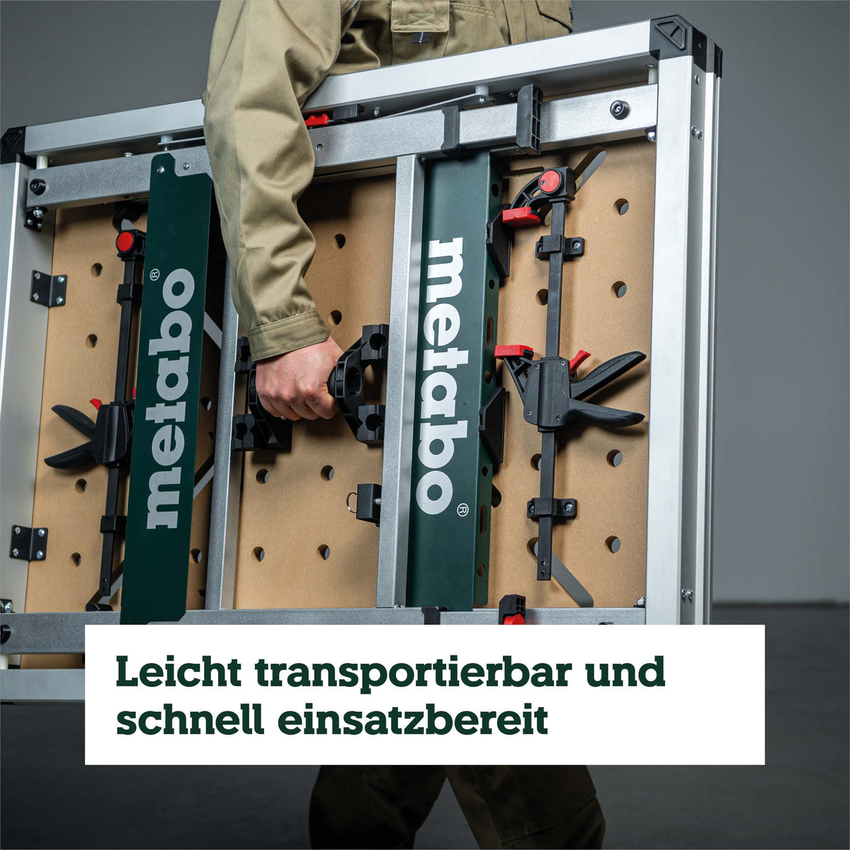 Multifunktionstisch MWB 100 klappbare Werkbank und Montagetisch für Werkstatt Montage und Heimwerker
