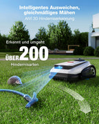 GOAT A1600 LiDAR PRO Care Kit Mähroboter ohne Begrenzungskabel, 1.600 m², 360° Dual LiDAR, 50 % Steigung