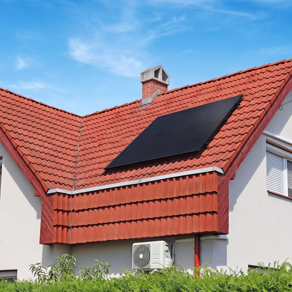 Solarpanel 2x 500 W Full Black Bifazial Glas Glas N Type Solarmodul PV Modul PMax 1000W 2x500W Balkonkraftwerk