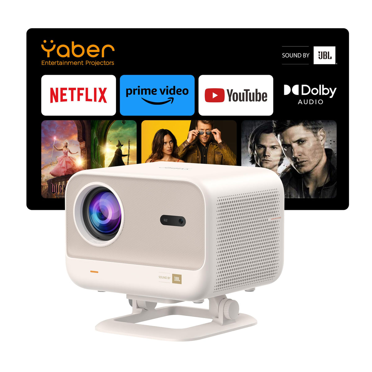 Proyector L2 Plus Full HD 1080p 700 lúmenes ANSI Dolby Audio Bluetooth WiFi para cine en casa
