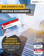 cyberJack RFID Komfort USB C Anschluss Chipkartenleser für Smartcard eID kontaktlos NFC Lesegerät