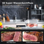 Sous Vide Garer Stick WLAN G330 bis 90°C IPX7 wasserdicht TFT Touch Display 360° Tauchzirkulator Timer