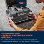 SpinScrub Power Plus Polsterreiniger Teppichreiniger mit Fleckenentfernung XL Tank schnelltrocknend kraftvoll