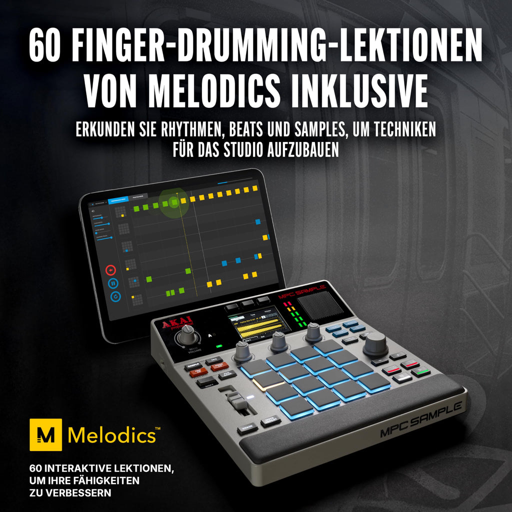 MPC Sample tragbarer Sampler für mobile Musikproduktion kompakter digitaler Sampler für unterwegs