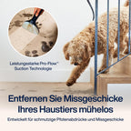 PowerClean Pro Dampfsauger mit Dampfreiniger für Polstermöbel Sofa Teppiche Auto Doppeltank