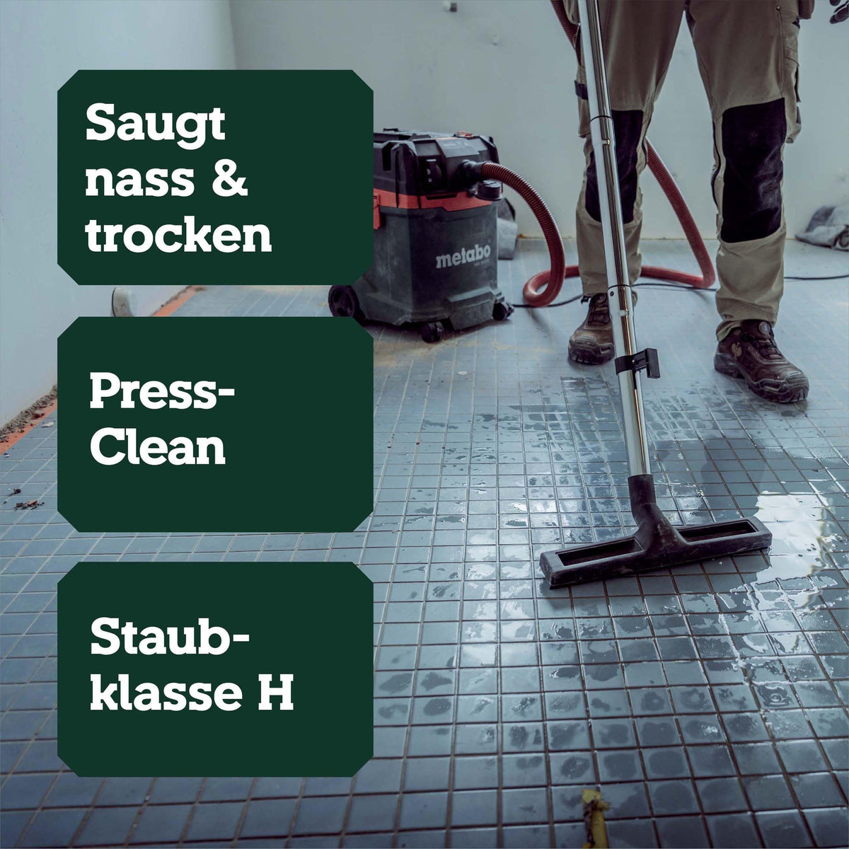 ASA 30 H PC Allessauger Nass und Trockensauger Staubklasse H 1200 W 30 L PressClean Bau und Werkstattsauger