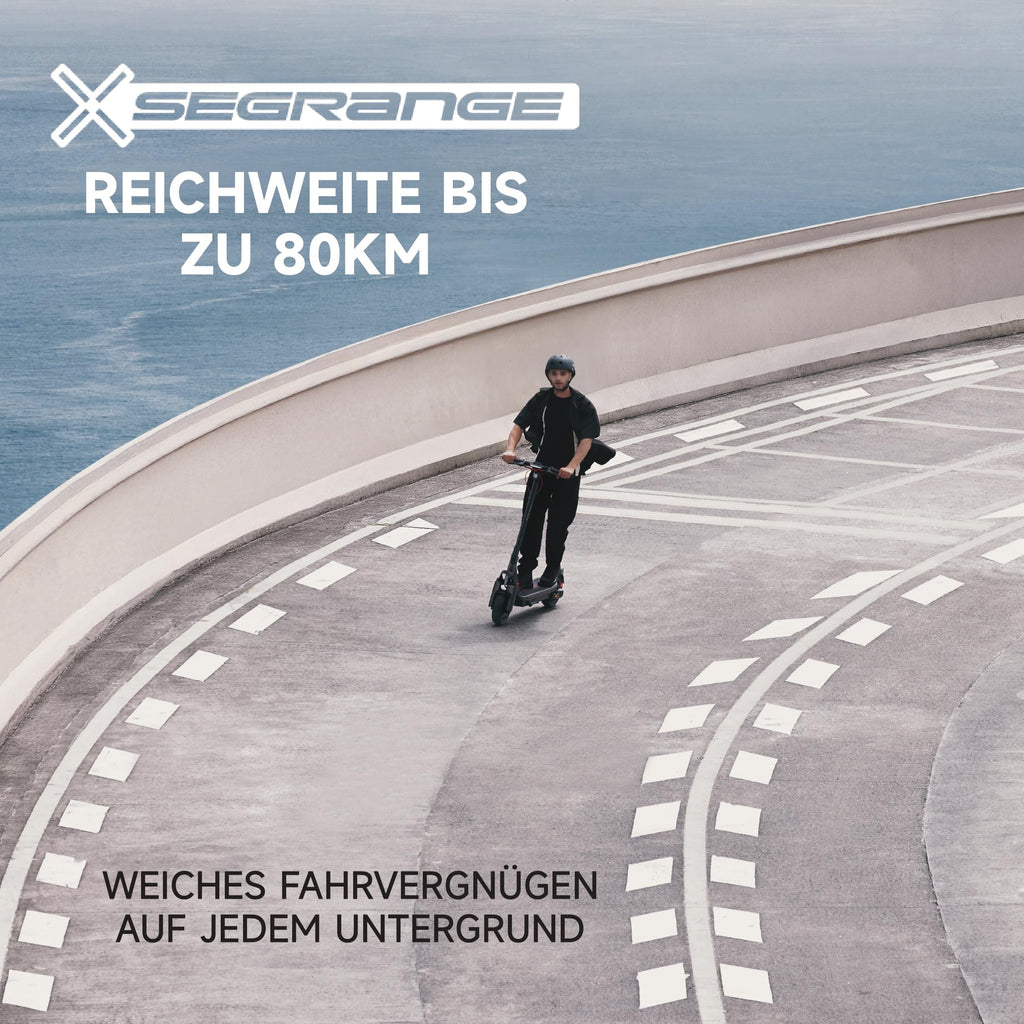 MAX G3 D E Scooter Zulassung 80 km Eco 75 km Sport duale Hydraulikfederung 130kg Smart Display 3,5h Ladezeit