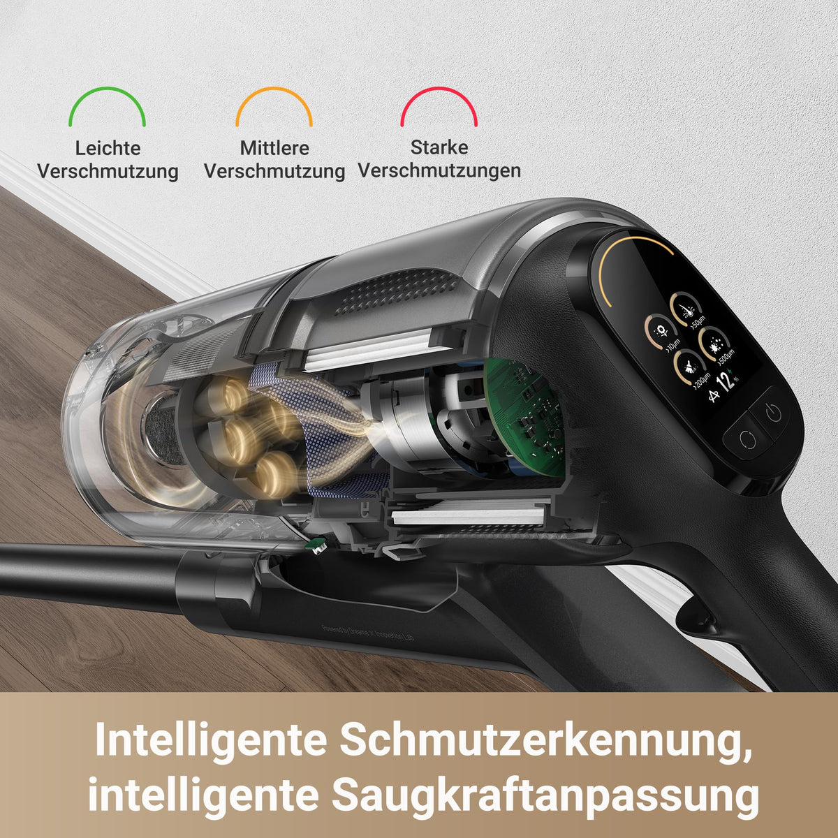 Z30 Akku Staubsauger 28000 Pa 310 AW CelesTect LED Beleuchtung für eine gründliche Reinigung