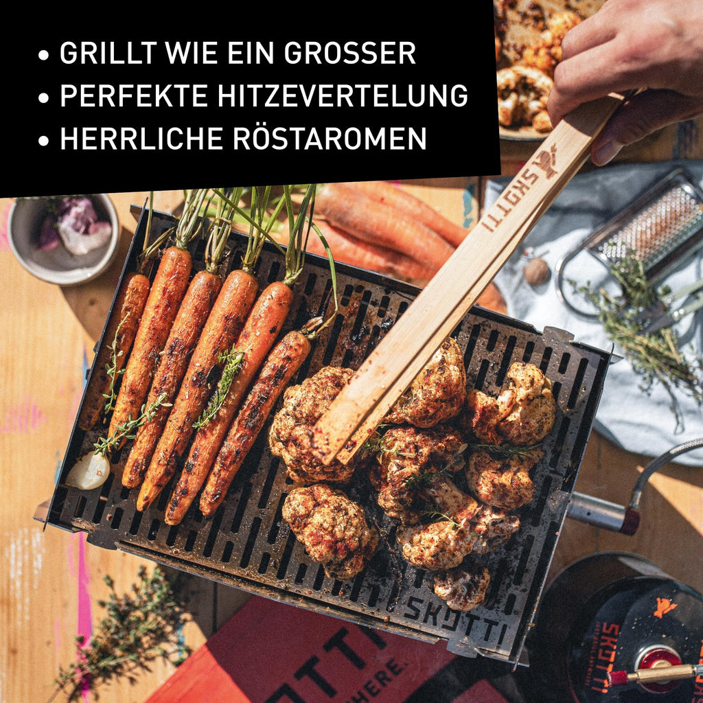 Kleiner faltbarer Camping Gasgrill Grill Gas für Gaskartuschen kompakt tragbar für Outdoor