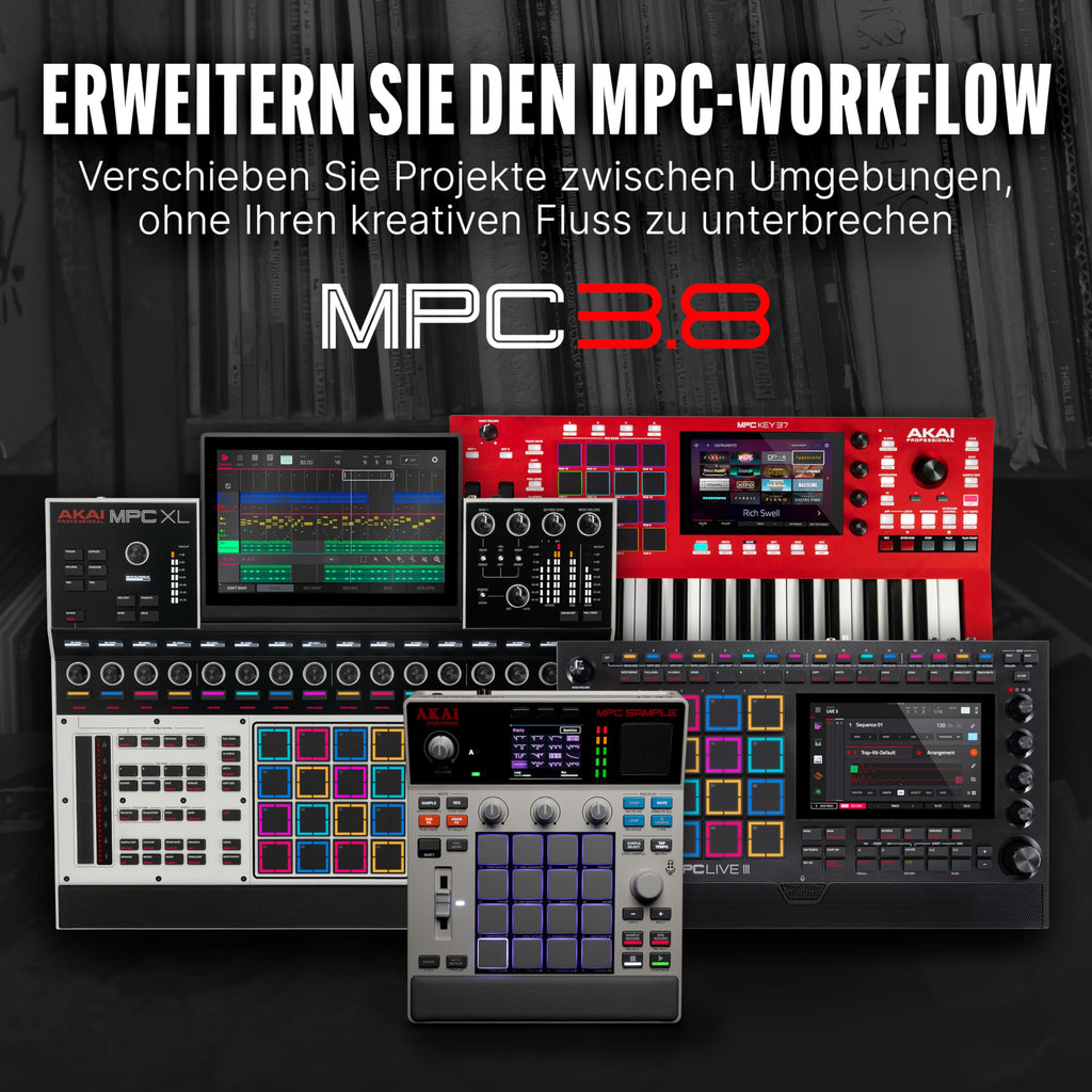 MPC Sample tragbarer Sampler für mobile Musikproduktion kompakter digitaler Sampler für unterwegs