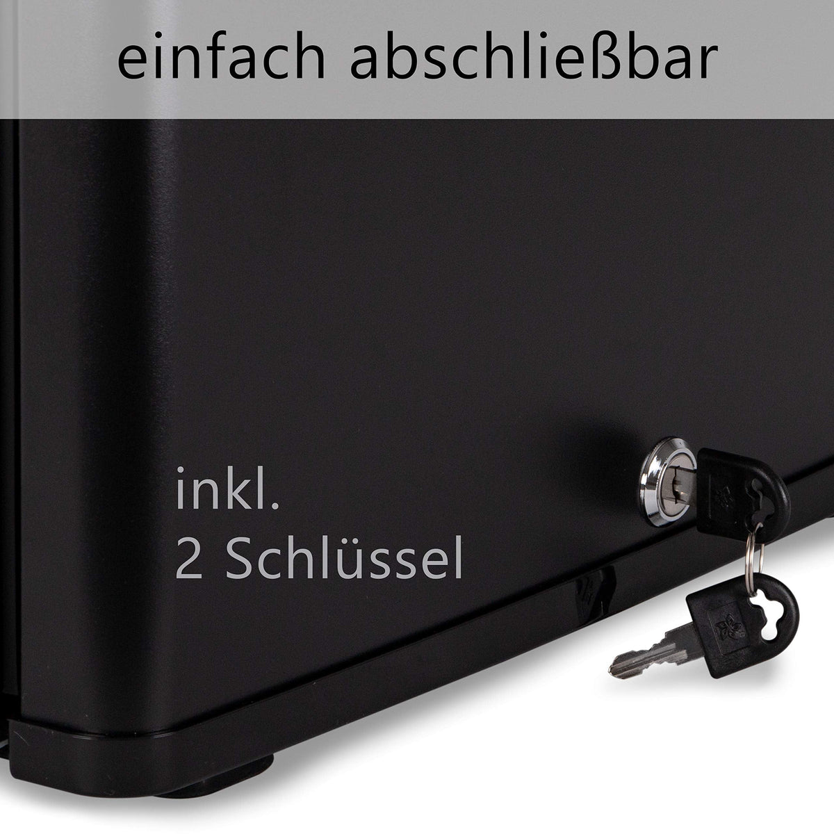 40 Liter Mini Kühlschrank lautlos geräuschlos Minibar mit Schloss 5°C bis 18°C Energieklasse D