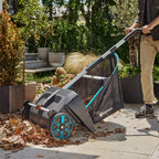 Laub und Rasensammler für Rasen und Terrasse Bürstentausch effektives Rasensammeln ergonomisch 3566-20
