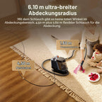 Y100Pet Polsterreiniger 22 kPa Teppichreiniger Waschsauger geräuscharm Schlauch Flecken Sofa Teppich