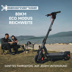 MAX G3 D E Scooter Zulassung 80 km Eco 75 km Sport duale Hydraulikfederung 130kg Smart Display 3,5h Ladezeit