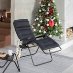 Gepolsterte Zero Gravity Relaxliege Garten Rsx Clip AirComfort Schwarz Acier LFM2058_6135 5 Jahre Garantie