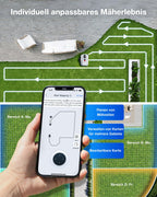 GOAT A1600 LiDAR PRO Care Kit Mähroboter ohne Begrenzungskabel, 1.600 m², 360° Dual LiDAR, 50 % Steigung