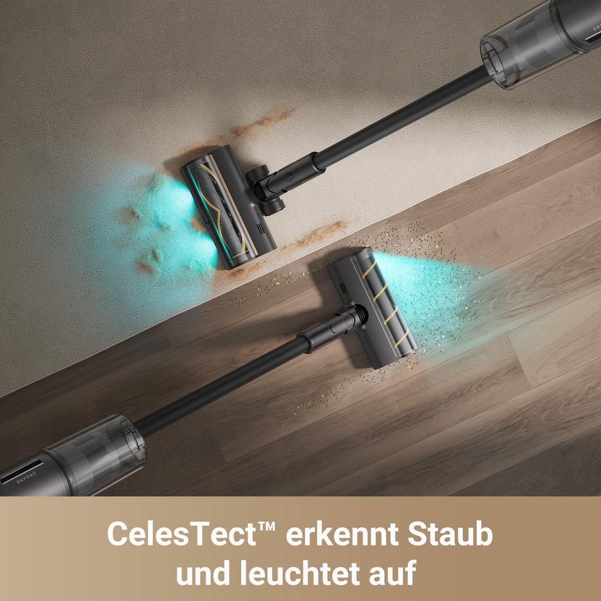 Z30 Akku Staubsauger 28000 Pa 310 AW CelesTect LED Beleuchtung für eine gründliche Reinigung