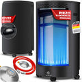 Gasheizstrahler Keramik 4200W Infrarot inkl Gasdruckregler Gasschlauch Schutzhülle Butan Propan Schwarz