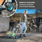 TS 850 Offroad Sackkarre für Garten Gelände und Baustelle robuste Bereifung hohe Traglast vielseitig nutzbar