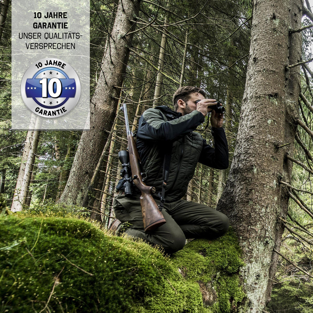 Profi Jagdfernglas Observer 10x42 Dachkantdesign 10fach Zoom kompakt robust